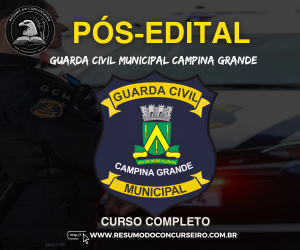 Projeto | GCM Campina Grande (EDITAL 2026)